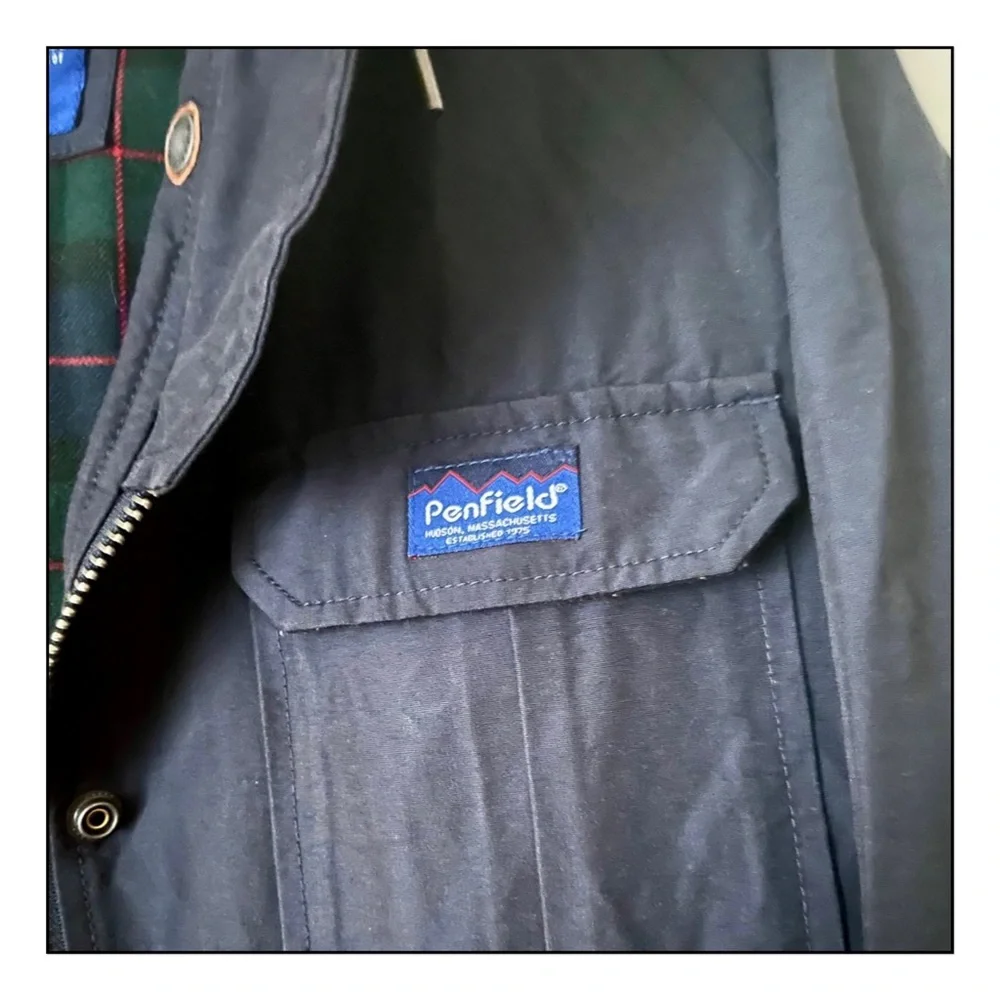 Penfield 60/40 Hooded Parka Utility Jacket in Navy Blue Size Large - Picture 6 of 13